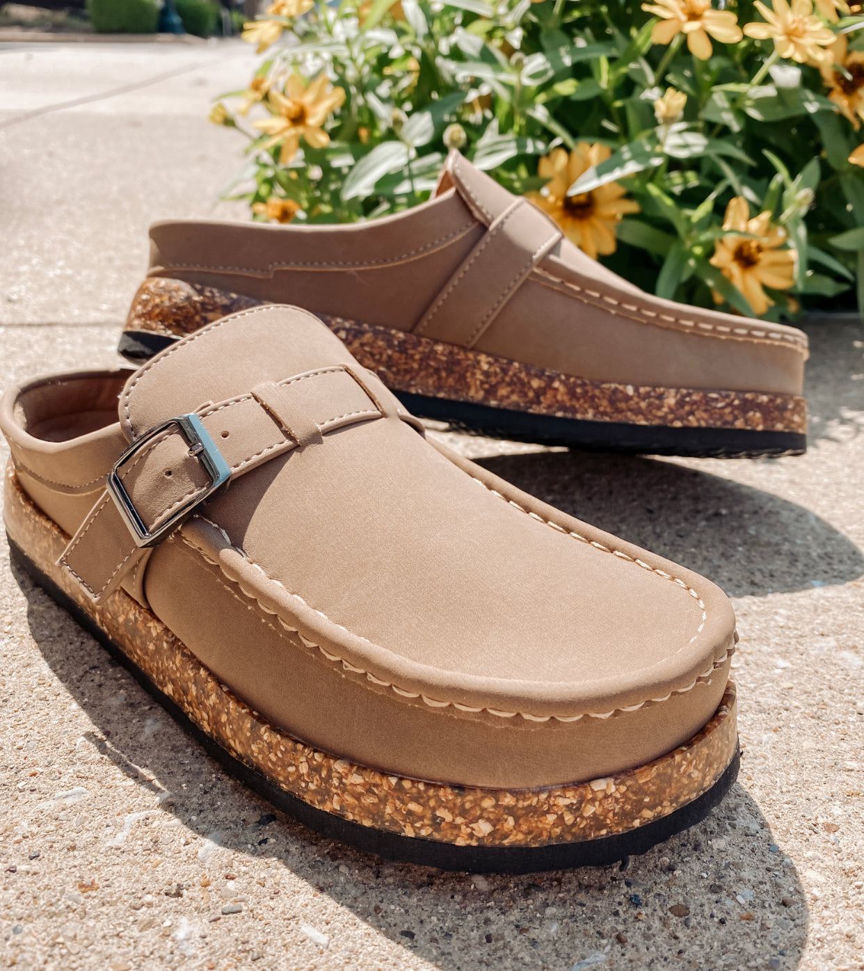 Emma Taupe Mule