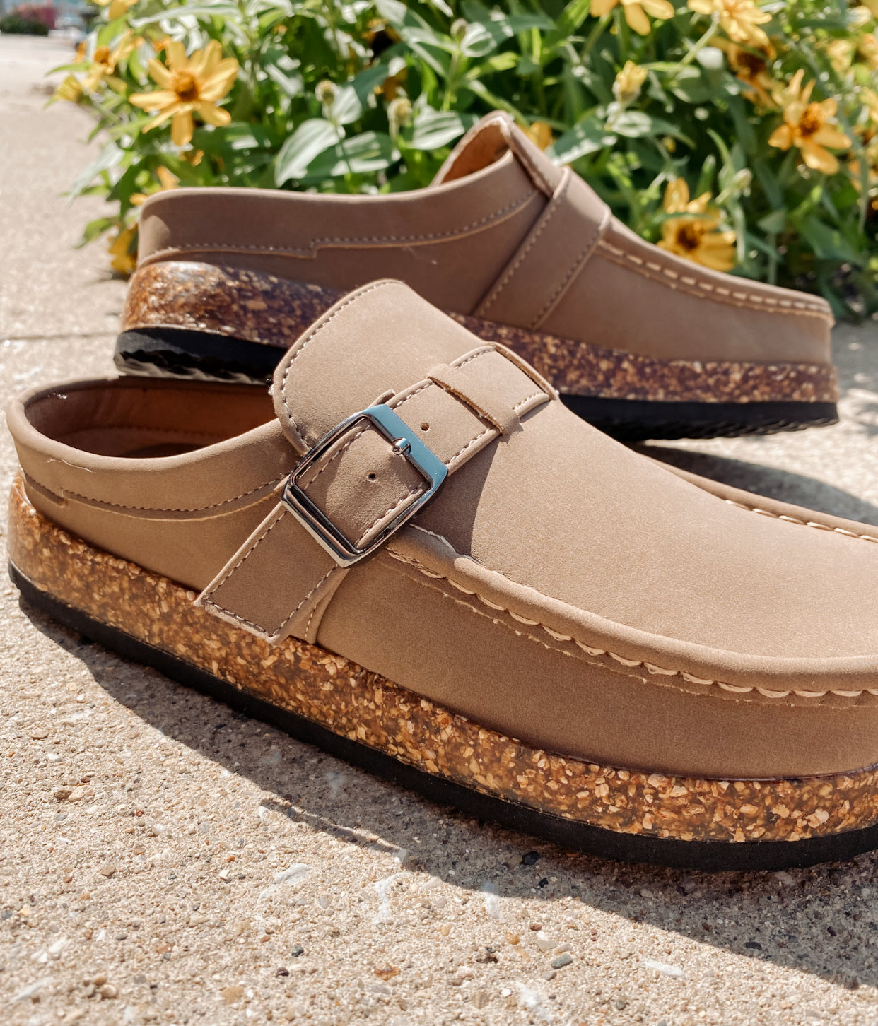 Emma Taupe Mule