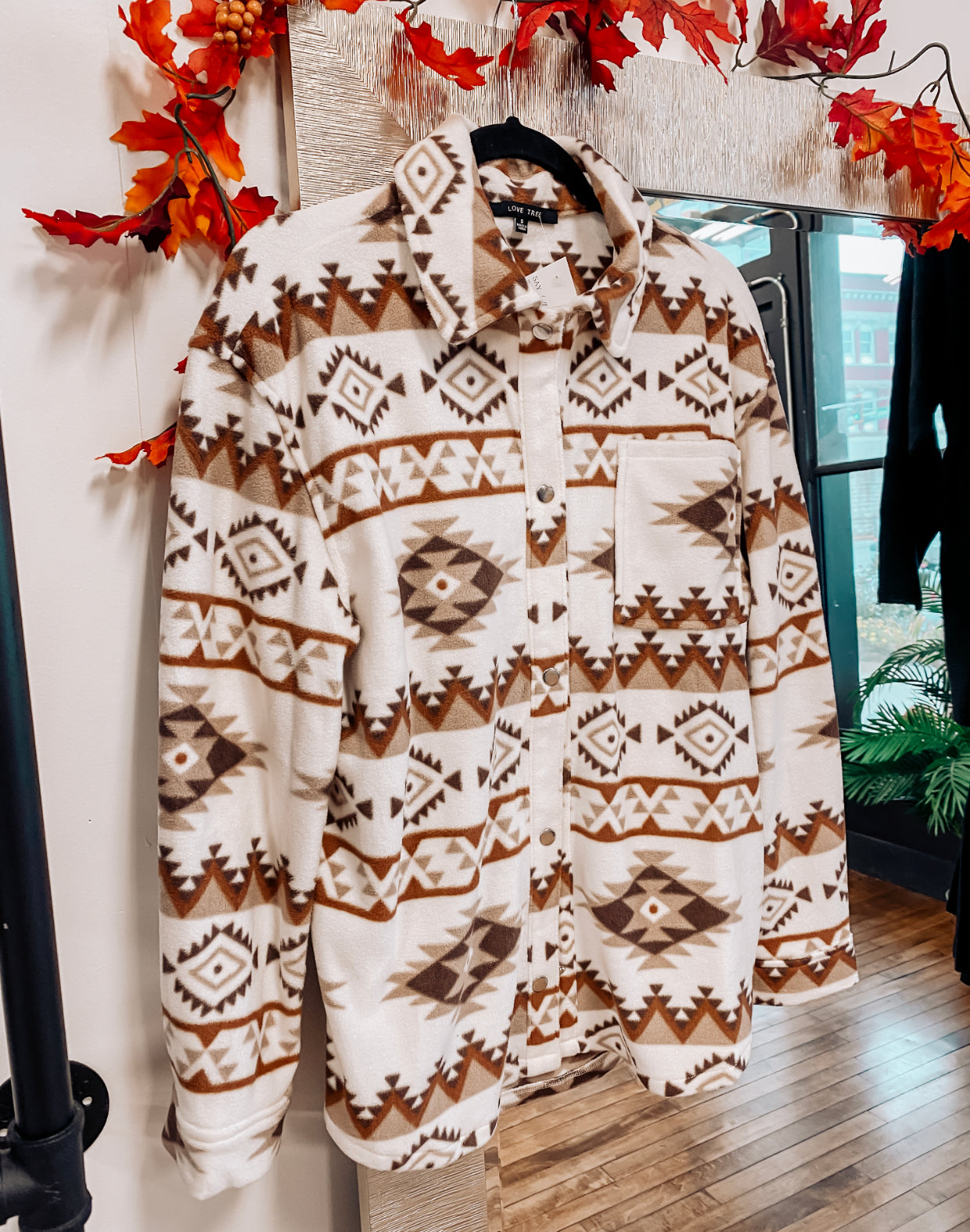 Before We Go Aztec Shacket