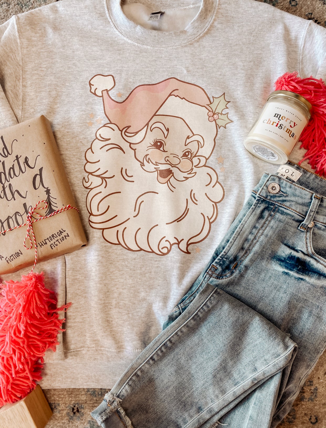 A Lovely Santa Crewneck