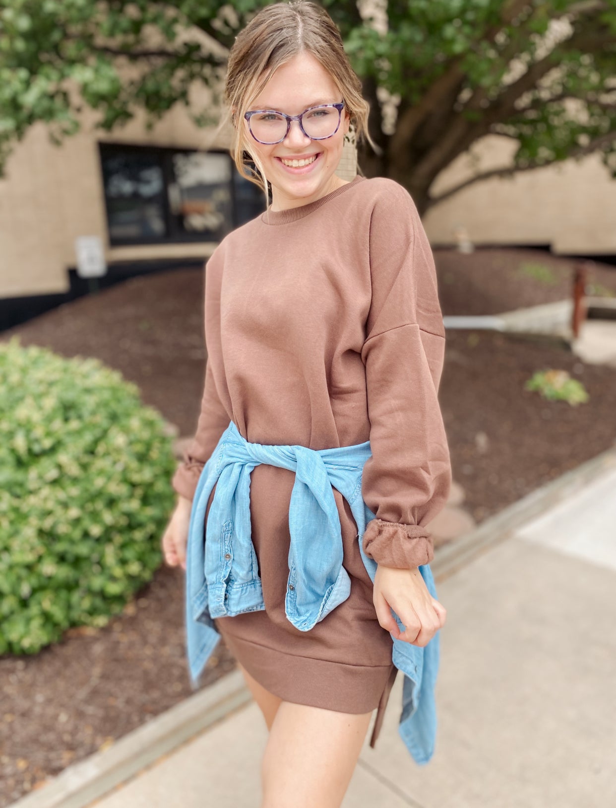 On The Move Oversized Sweatshirt- Mocha