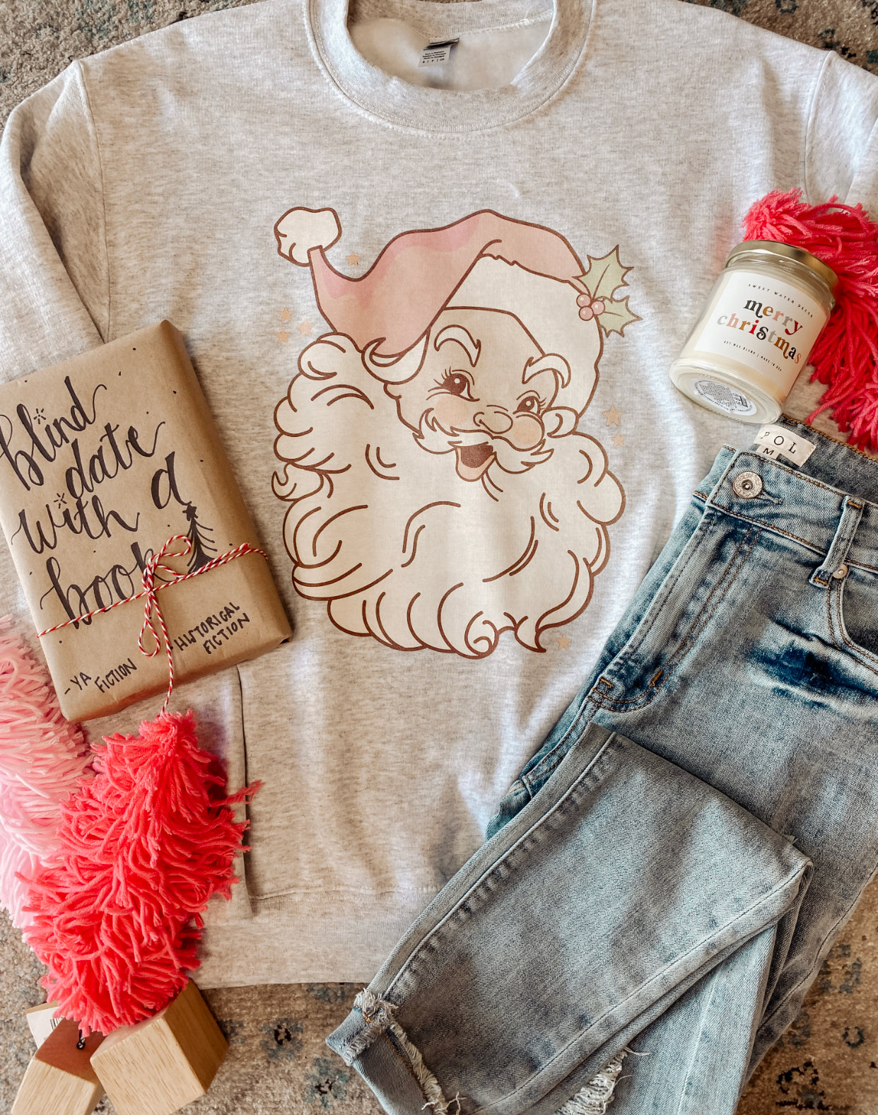 A Lovely Santa Crewneck