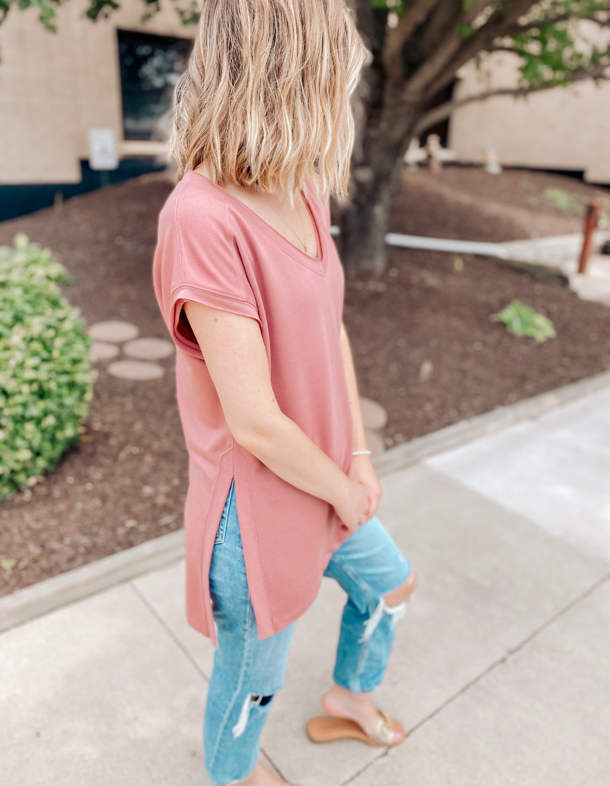 Seaside Moments Rose Top