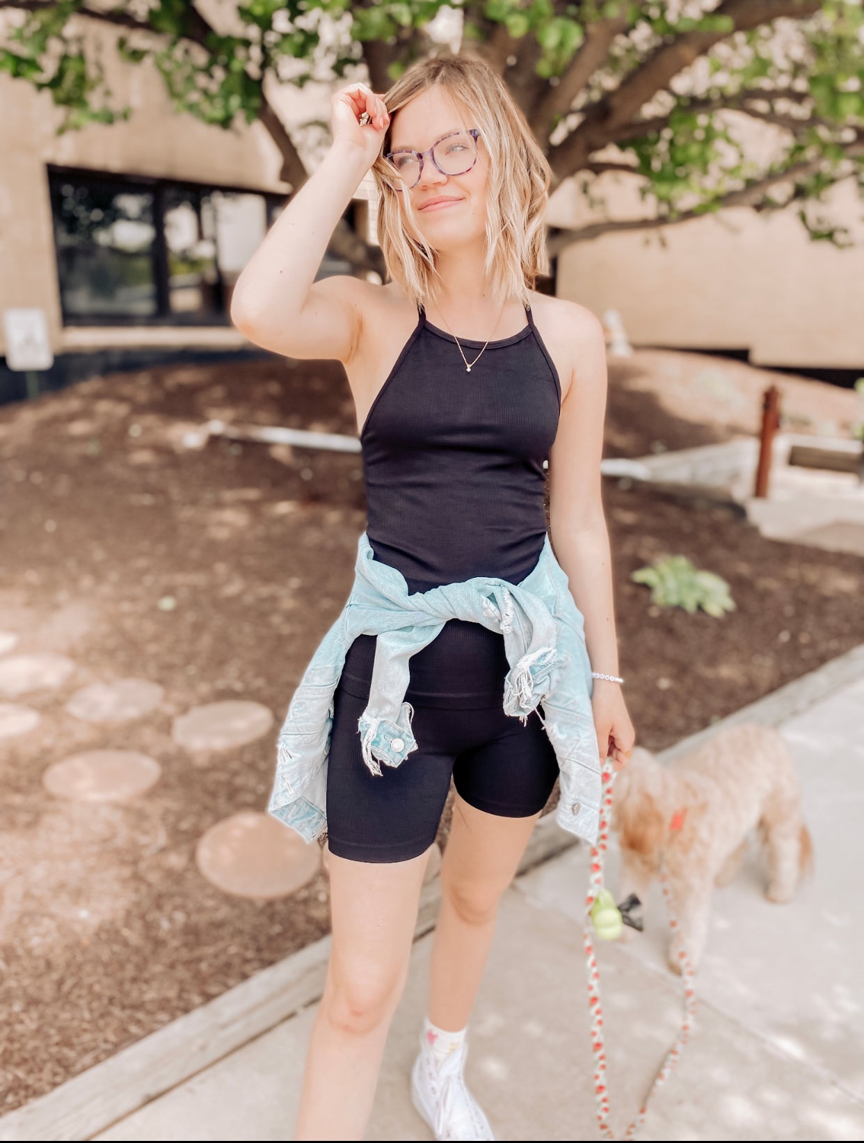 Right Back At Ya Seamless Tank- Black