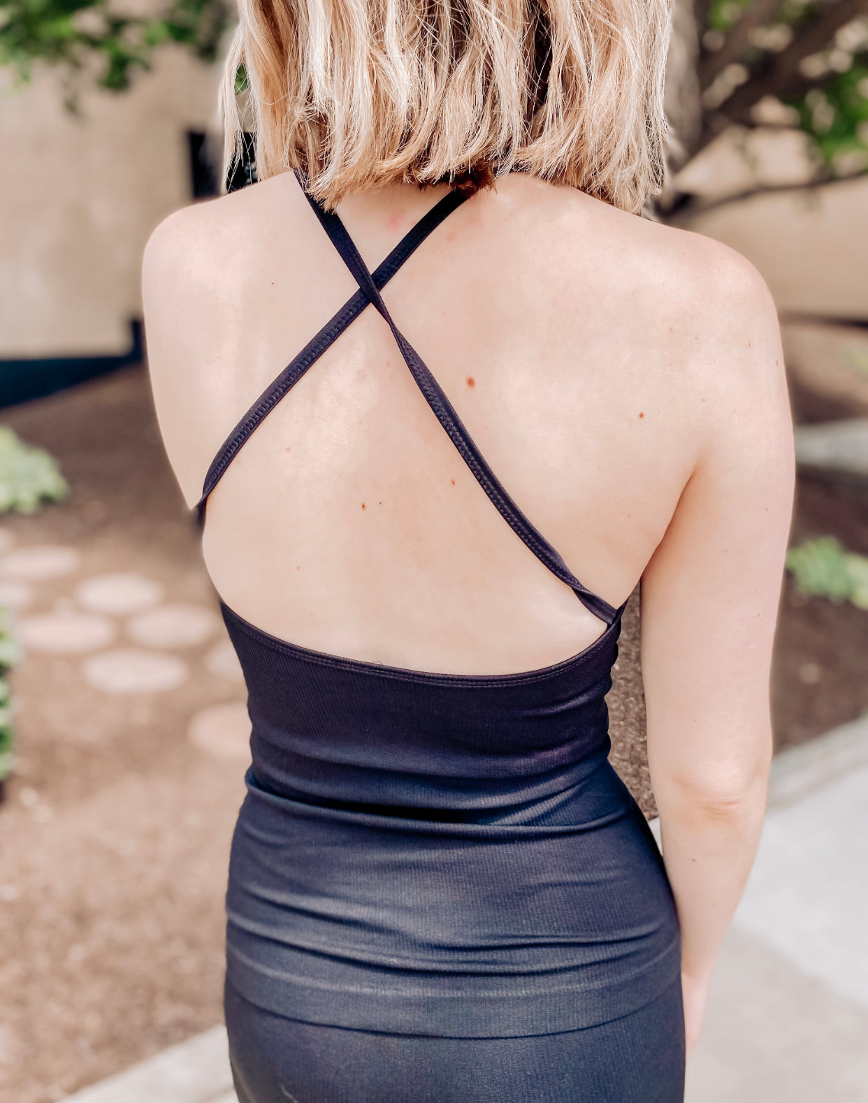 Right Back At Ya Seamless Tank- Black