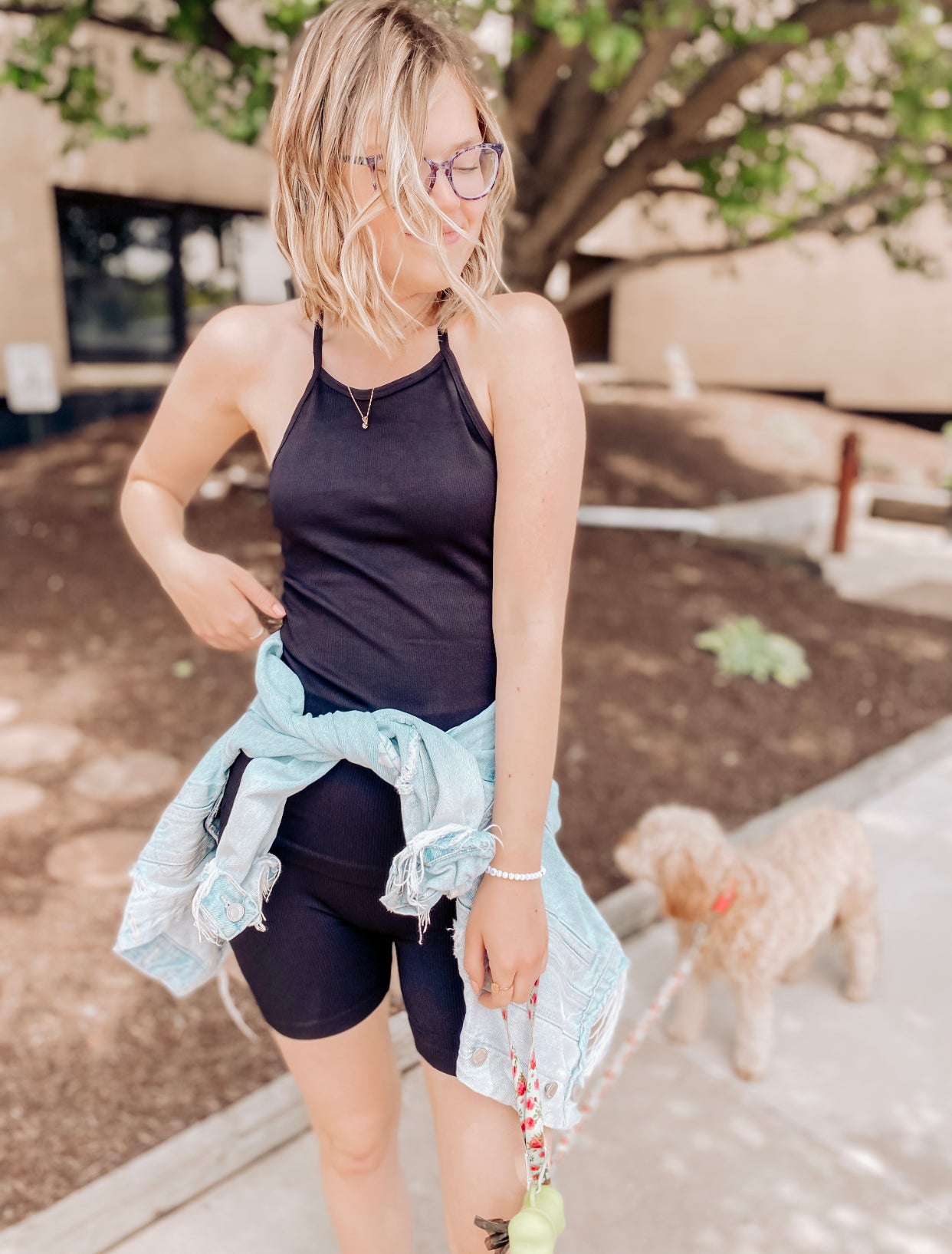 Right Back At Ya Seamless Tank- Black
