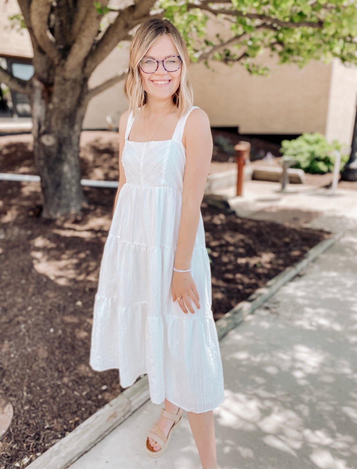 Free To Shine Detailed Midi Dress