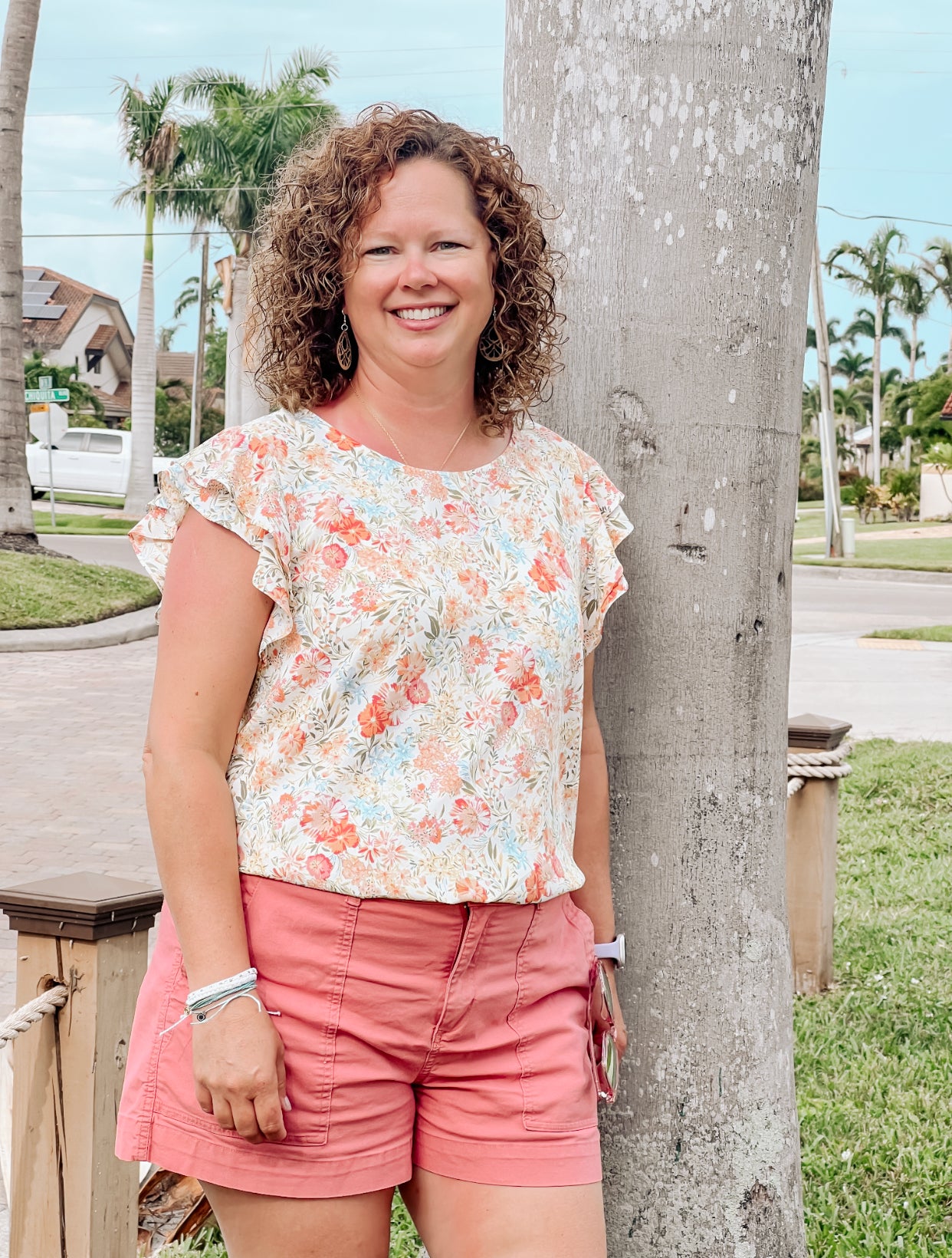 All In Good Time Floral Blouse