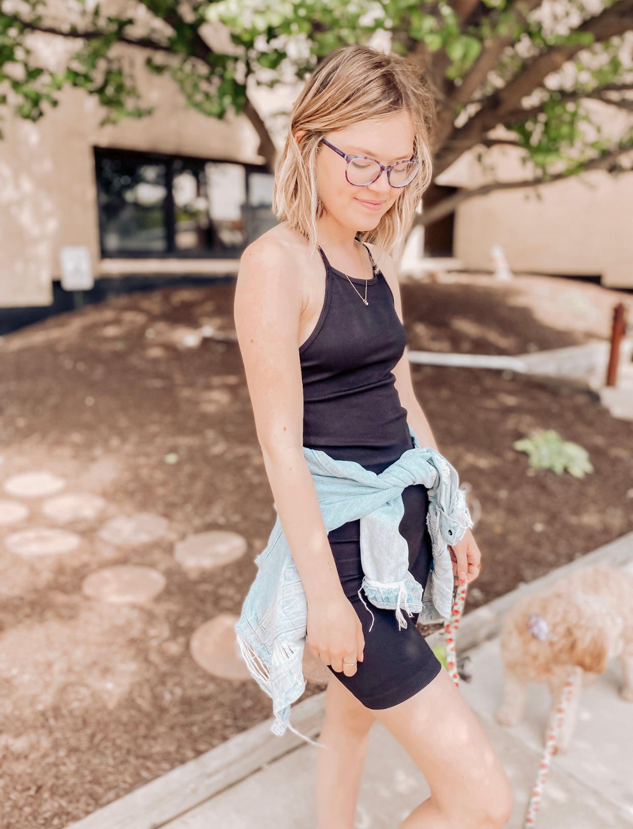 Right Back At Ya Seamless Tank- Black