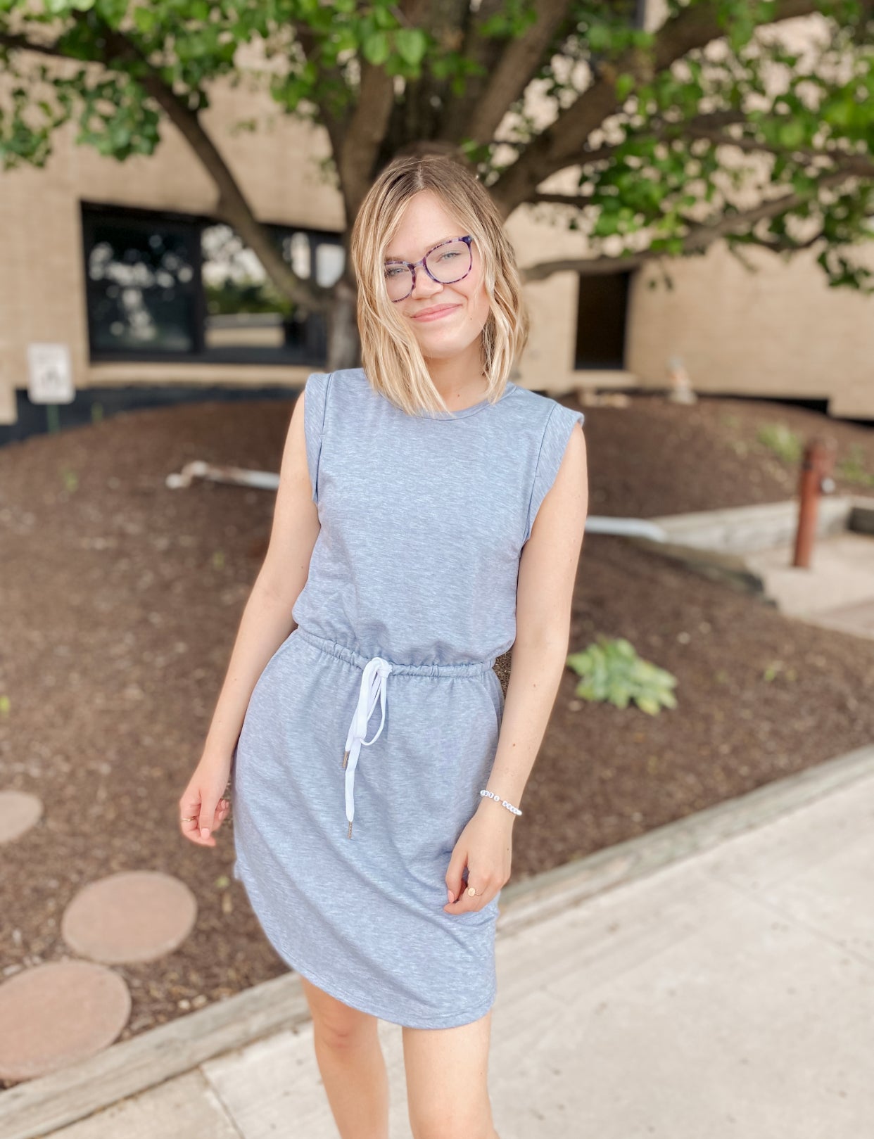 See You Again Denim Blue Dress