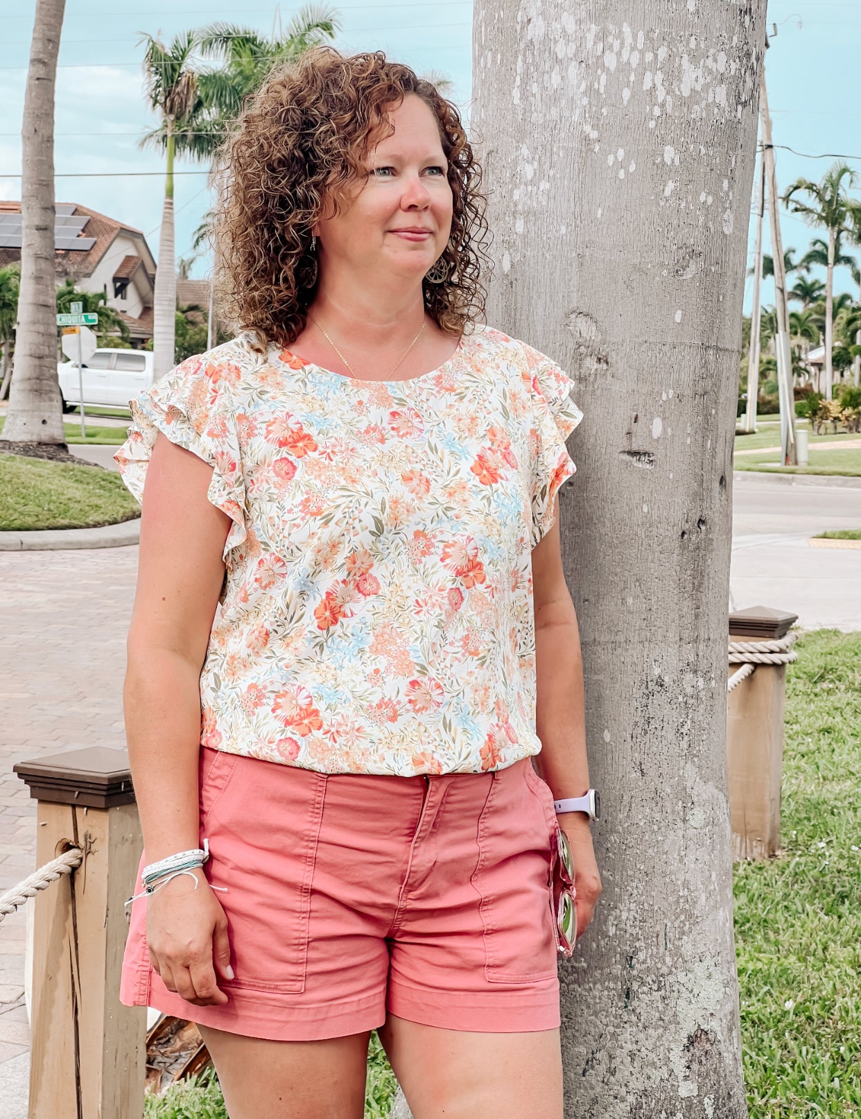 All In Good Time Floral Blouse