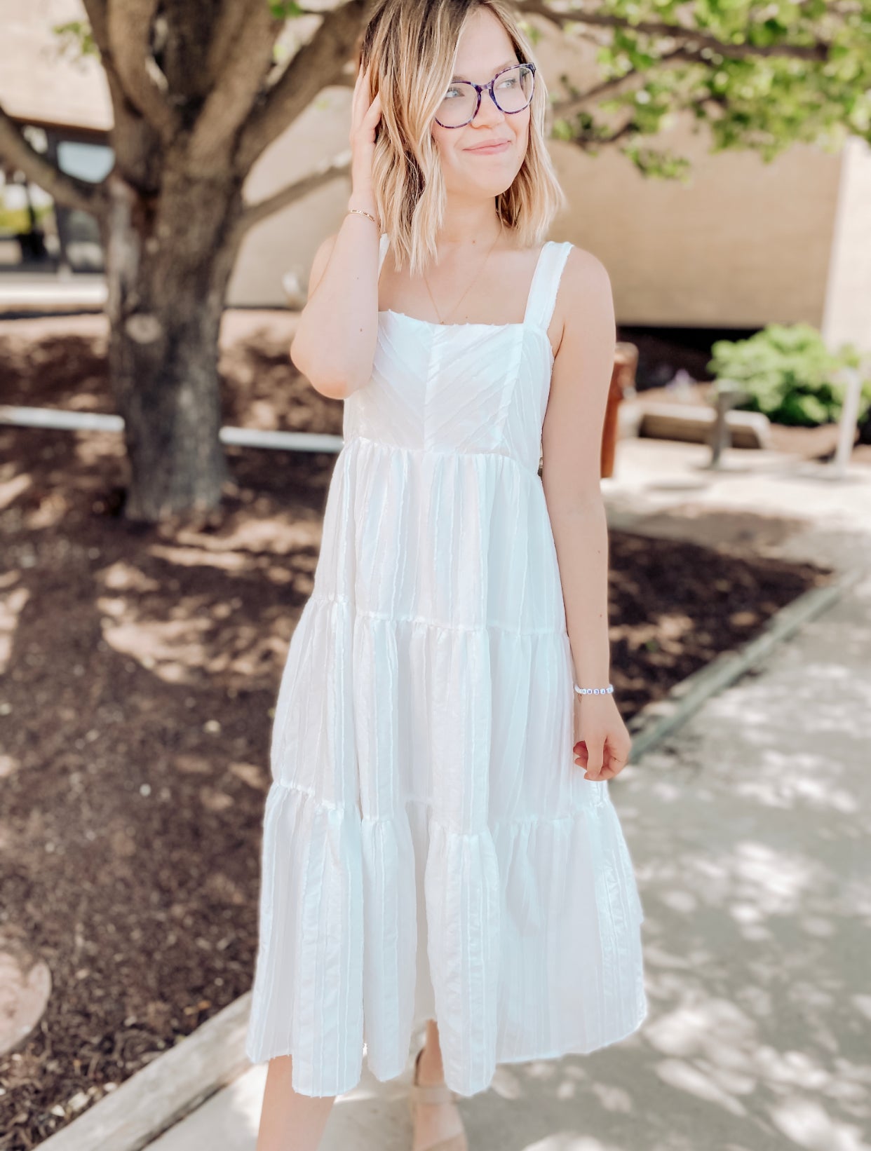 Free To Shine Detailed Midi Dress