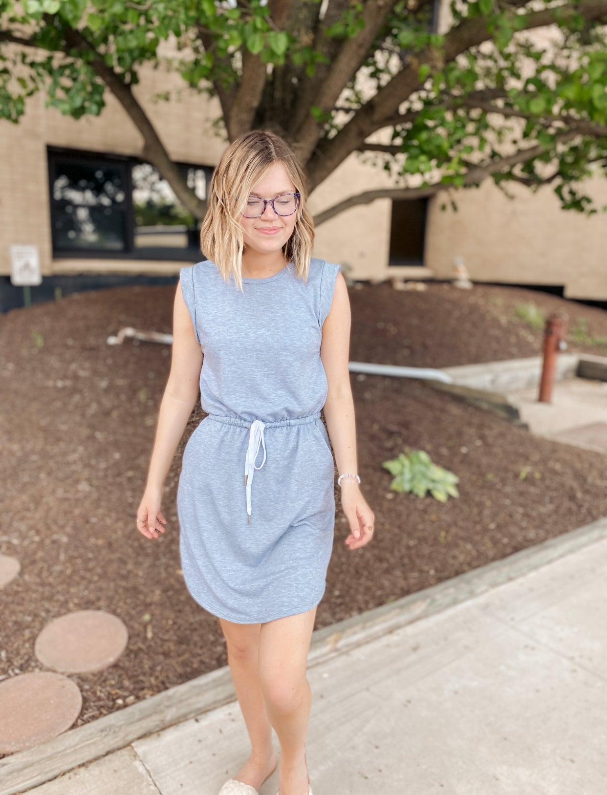 See You Again Denim Blue Dress