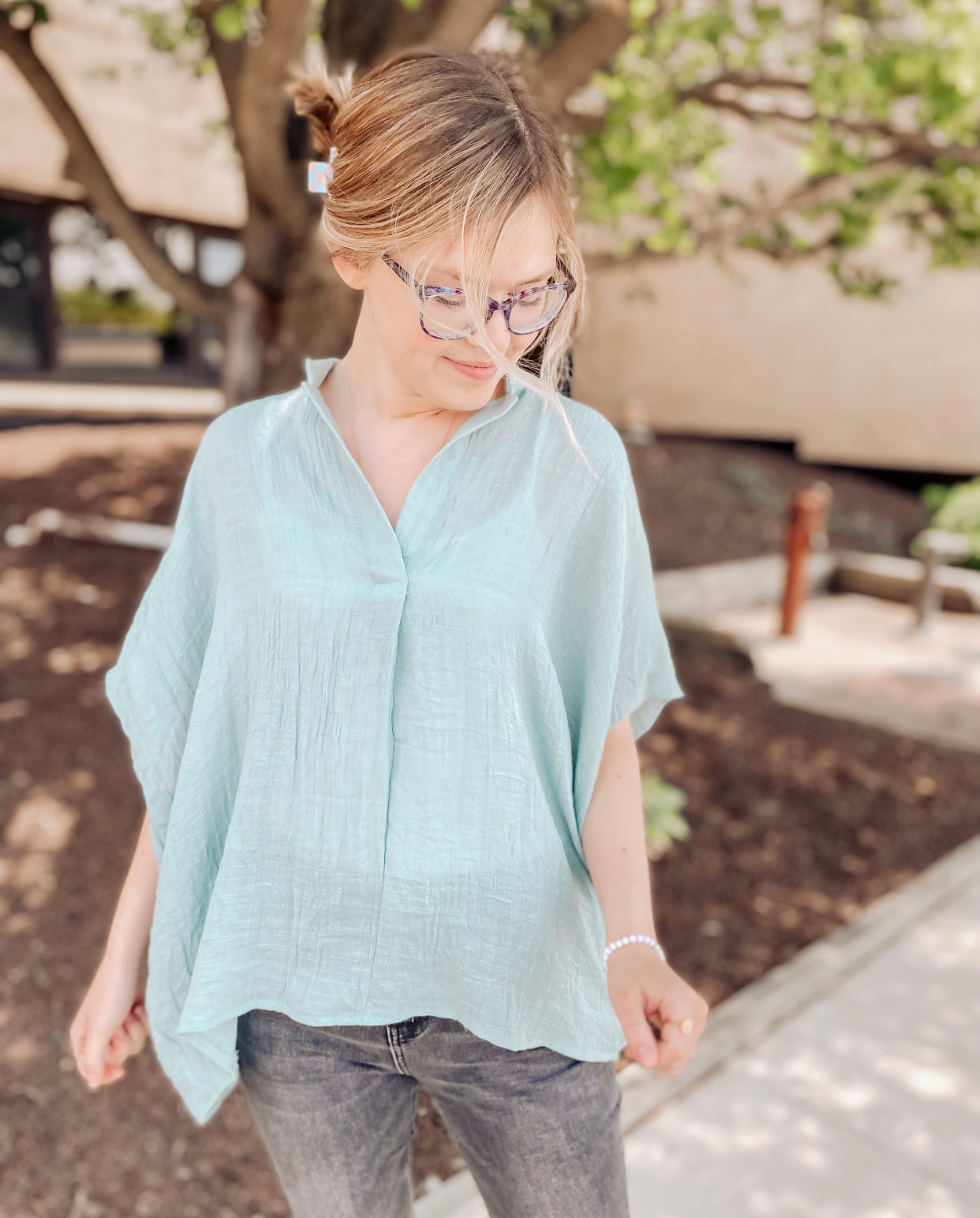 Loose Memories Detailed Blouse