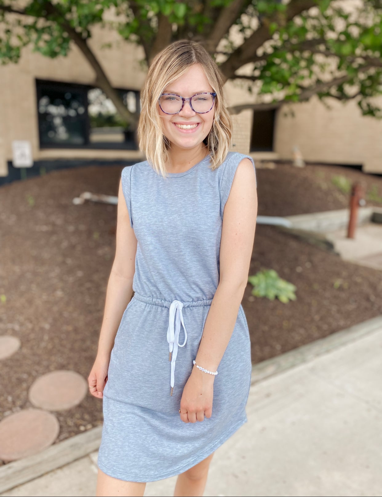See You Again Denim Blue Dress