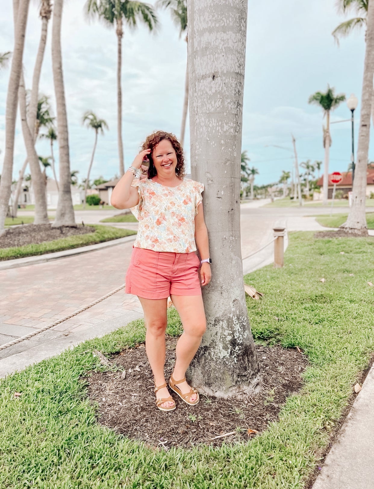 All In Good Time Floral Blouse