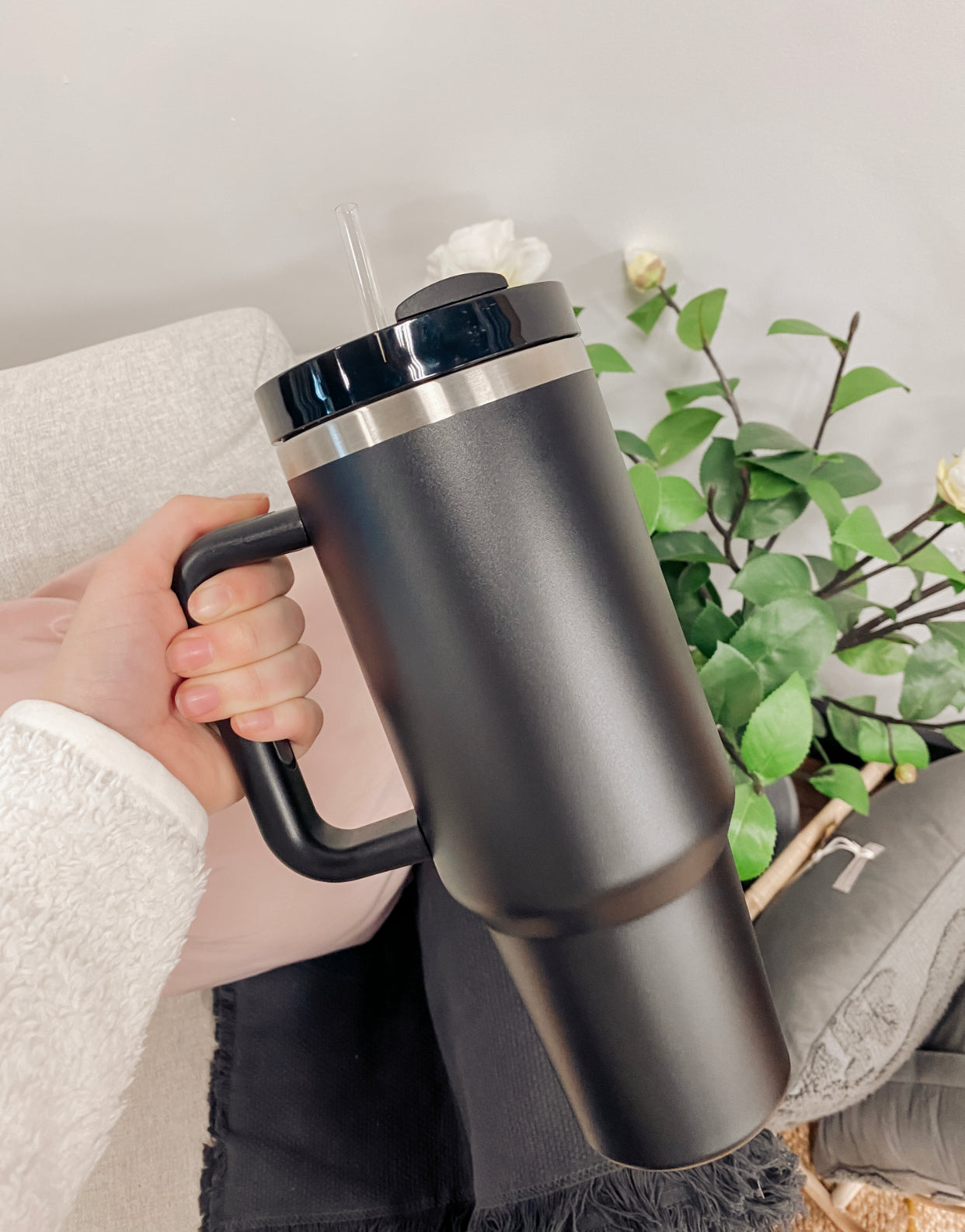 Trendy Moment 40oz Tumbler- Black