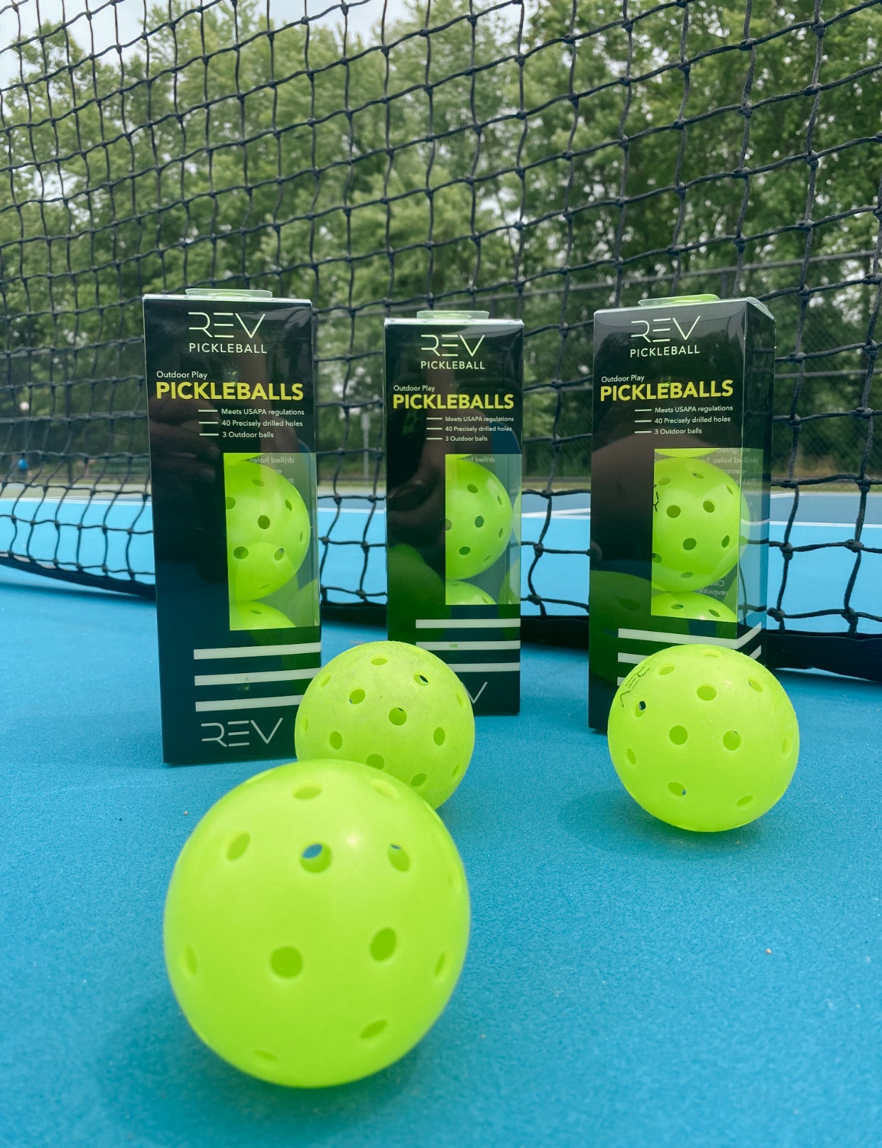 REV 3-pack Pickleballs – 2 Days Boutique