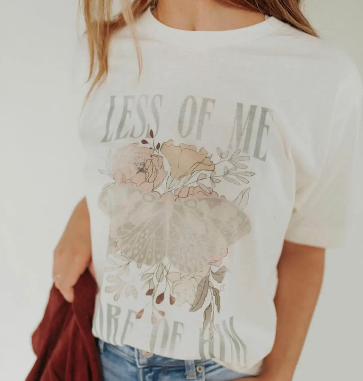 Less Of Me More Of Him Graphic Tee