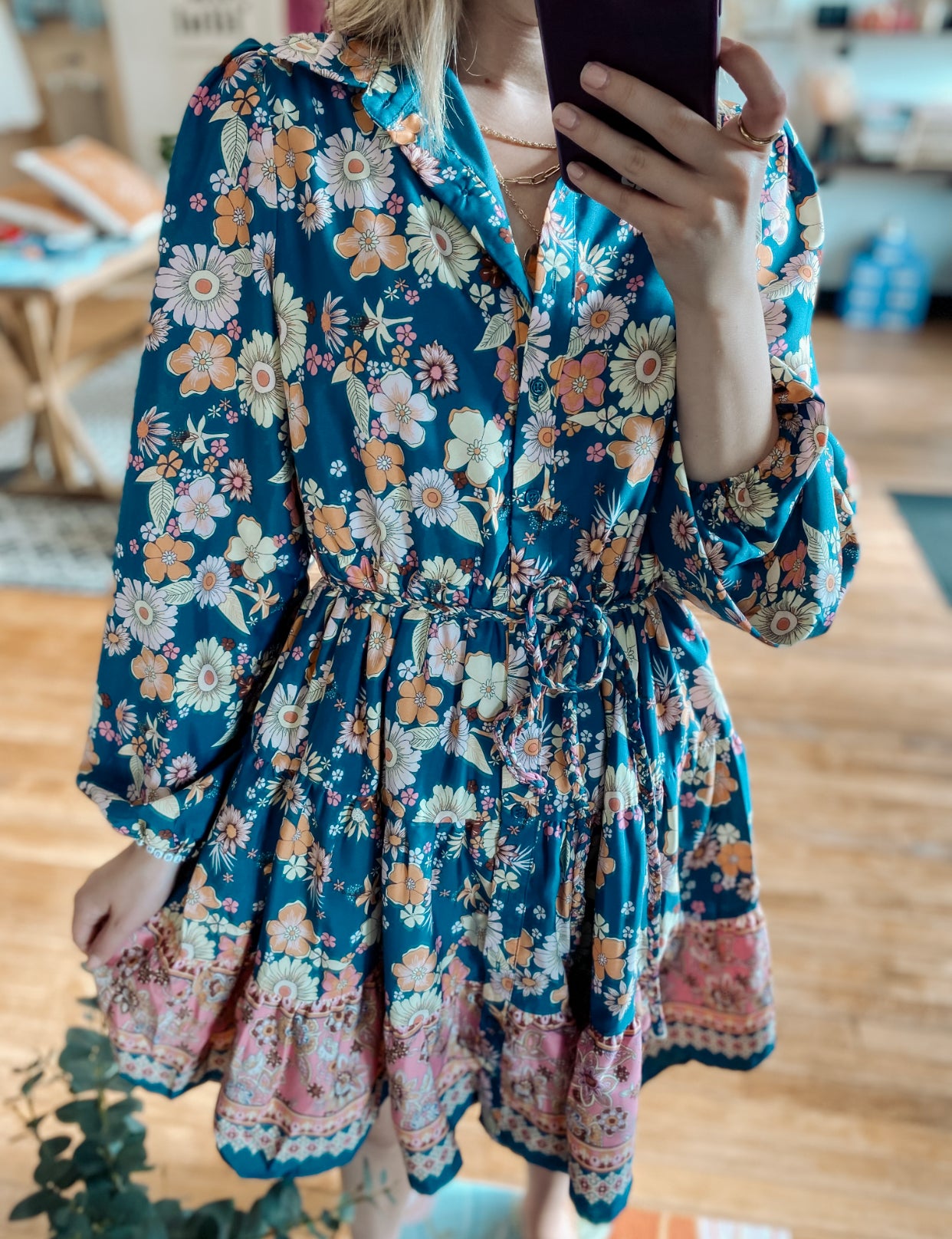 Waiting For You Floral Dress