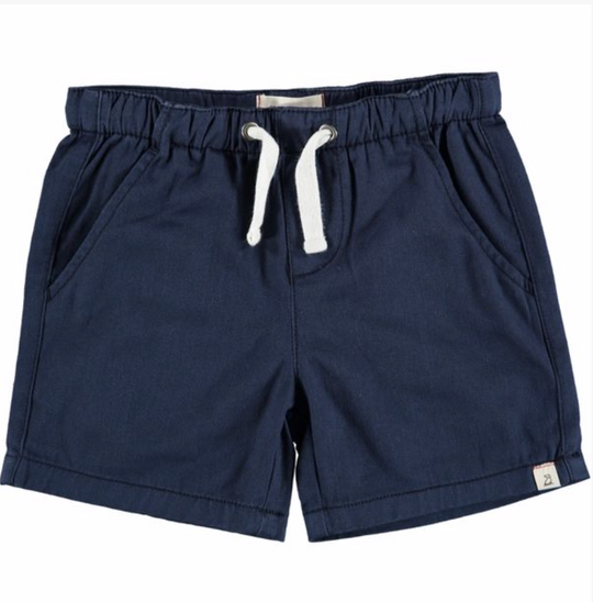Navy Twill Boys Shorts