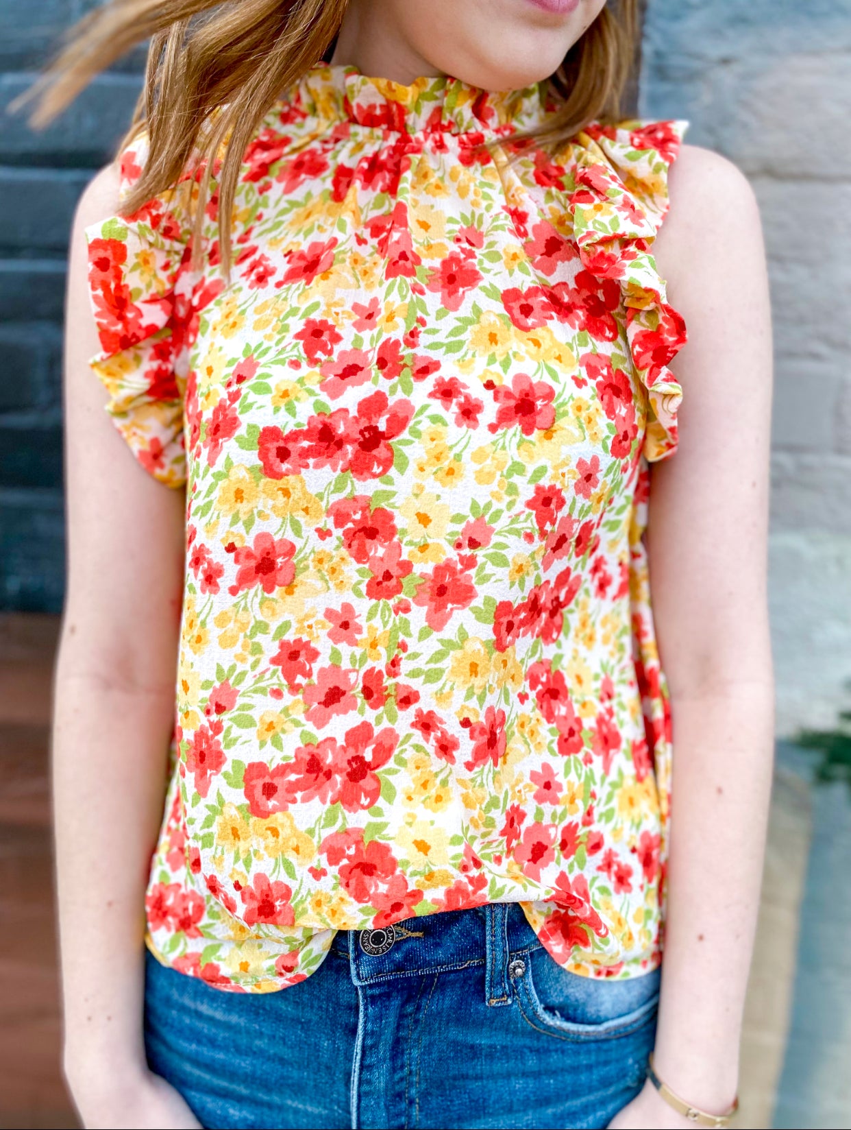 Used To Know Floral Blouse