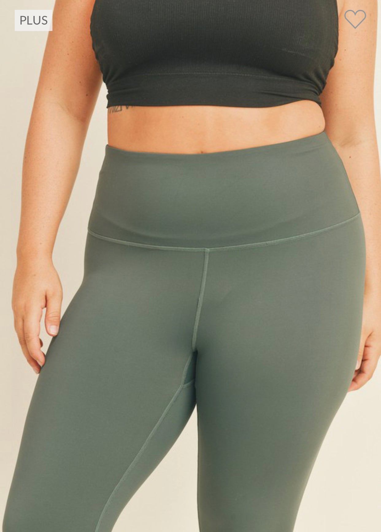 Stick With Your Dreams High Waisted Leggings- Forest Green