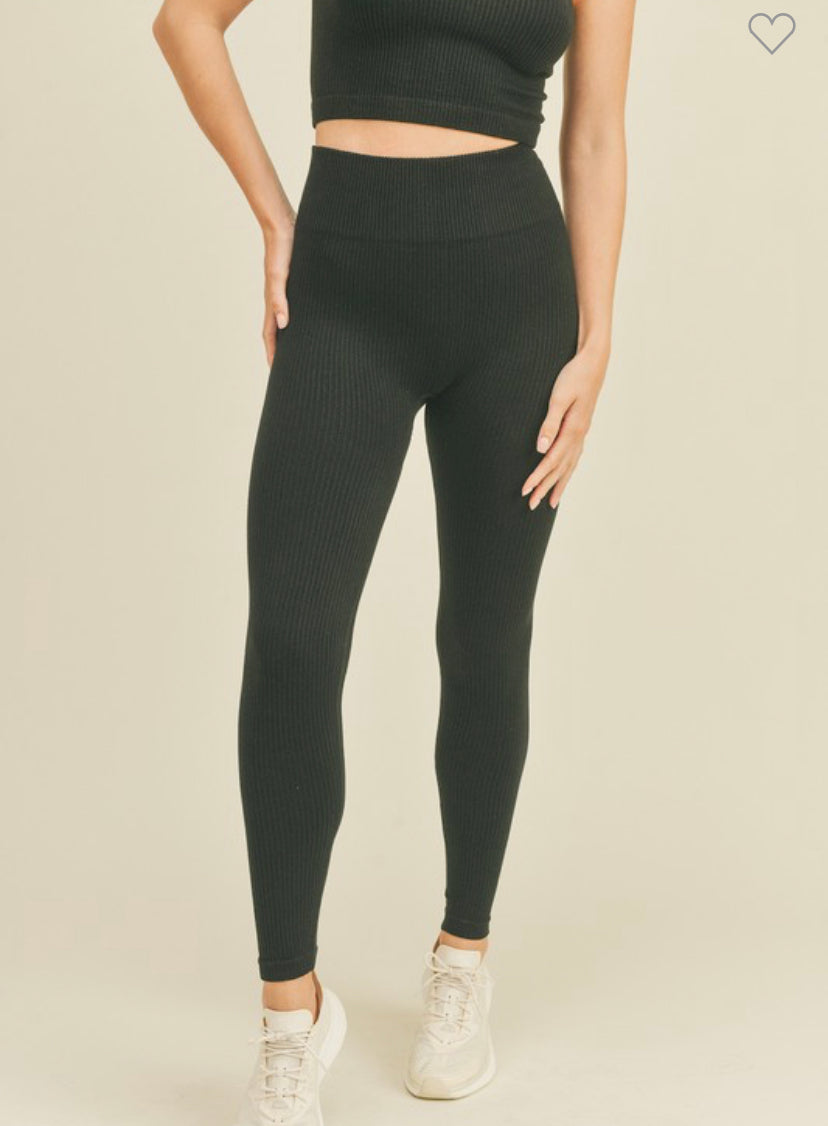 Live In The Moment High Waisted Seamless Leggings