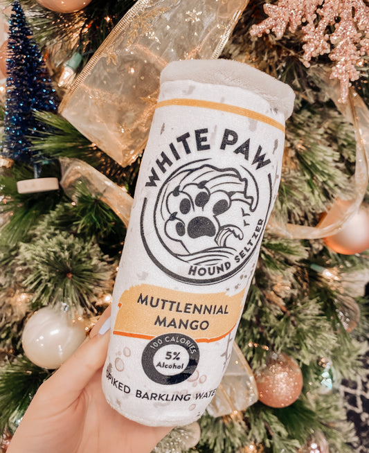White Paw Dog Toy - Muttlenial Mango