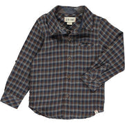 Atwood Plaid Button Down-Brown/Grey