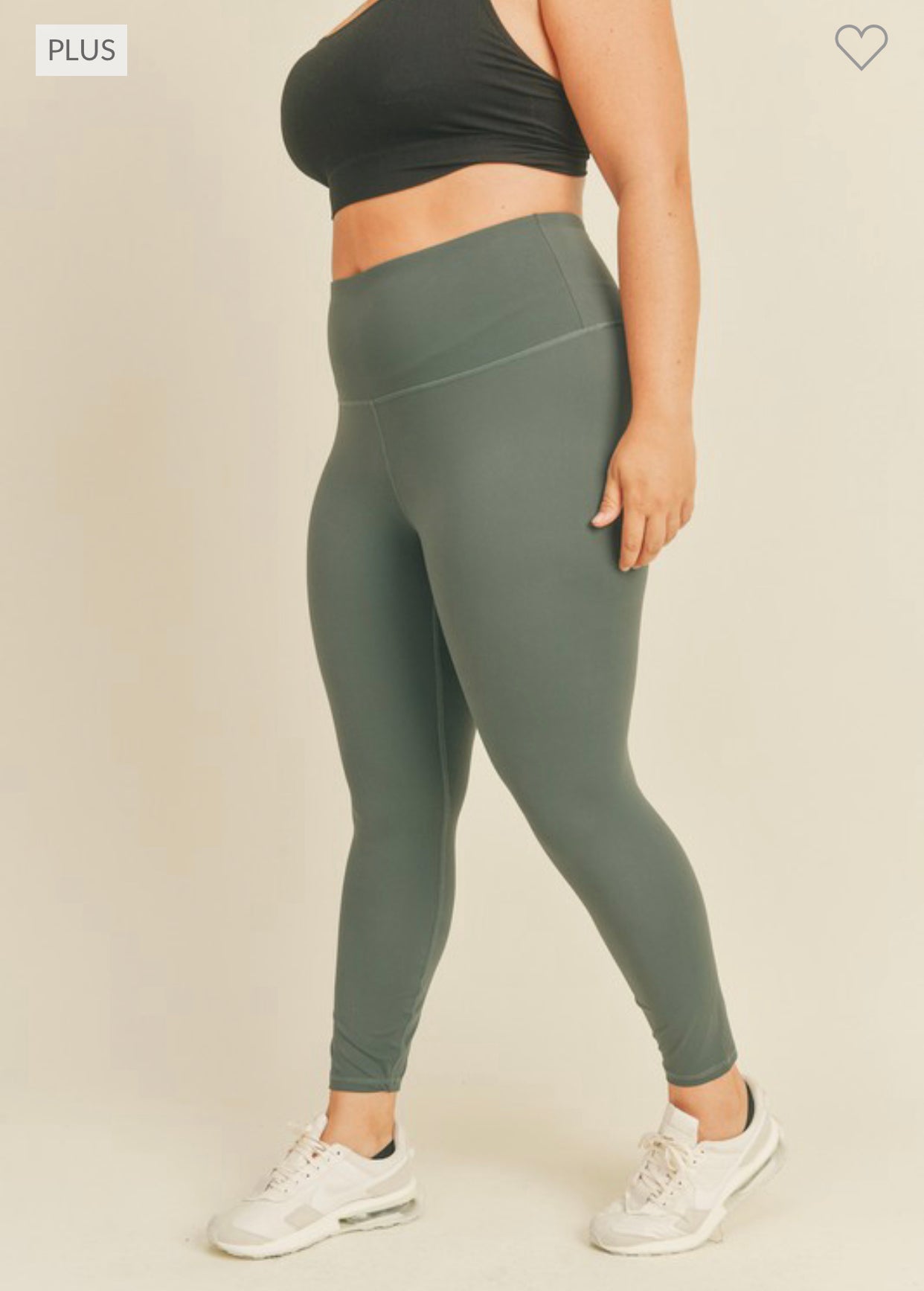 Stick With Your Dreams High Waisted Leggings- Forest Green