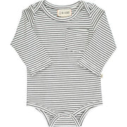 Tellico Striped Onesie-White