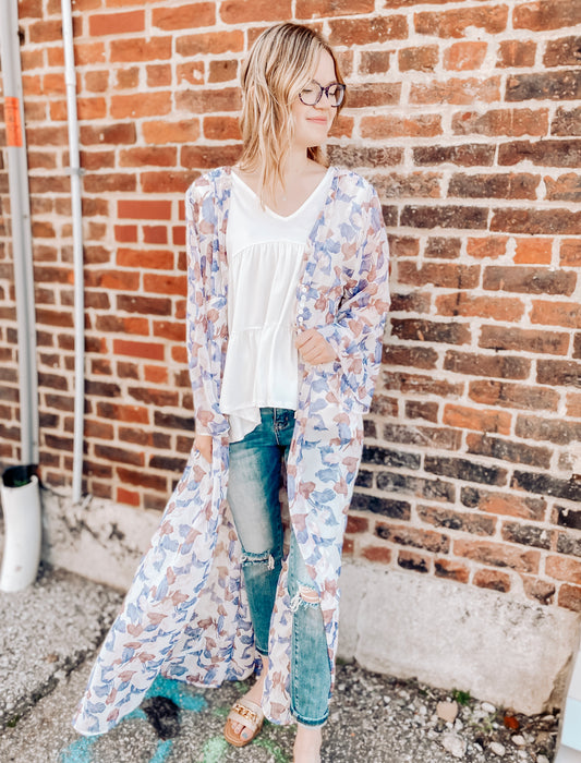 Wildflower Dreams Floral Kimono