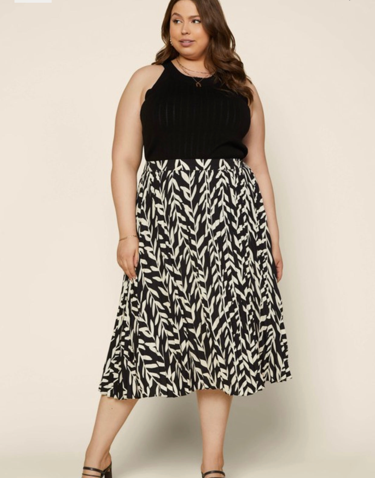 Business midi outlet skirt